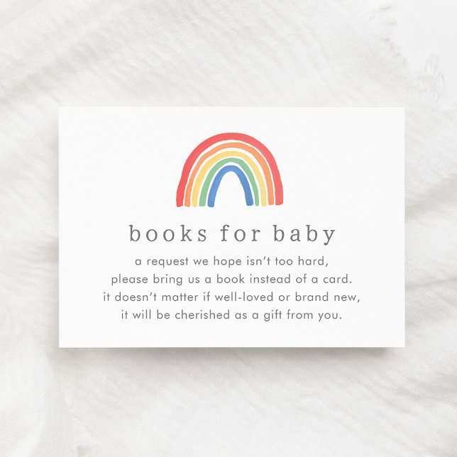 Kön Neutral Boho Rainbow Bokar för Baby Tilläggskort (Skapare uppladdad)