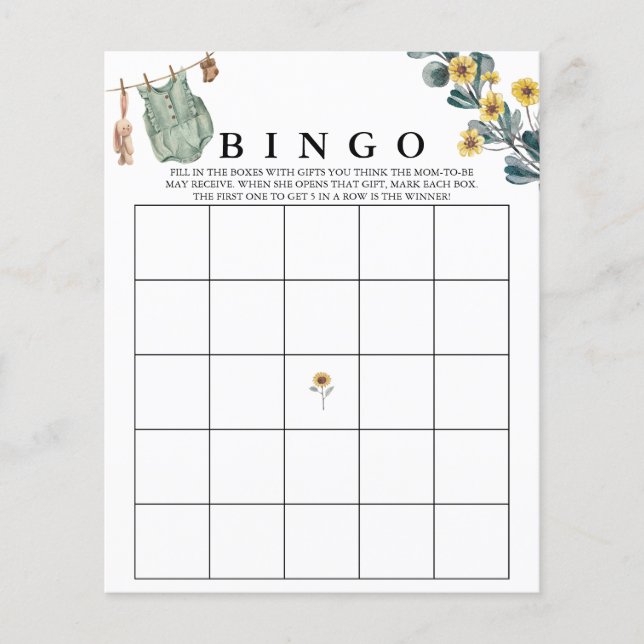 Kön Neutral Boho | Spöbildsspel för vattenfärg (Framsida)