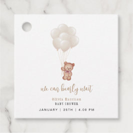 Kön Neutral Boho vi kan ta bort väntebubblor Gåvor Etiketter