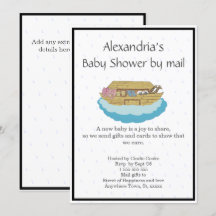 Kön Neutral Cute Baby Shower per mail Investigatio