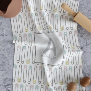Kön Neutral dagbok Pin Mönster Kitchen Towel Kökshandduk