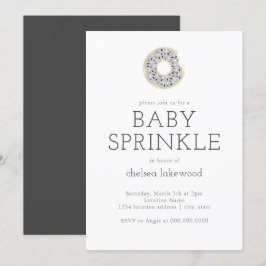 Kön Neutral Doughnut Baby Sprinkle-inbjudan Inbjudningar