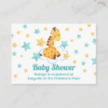Kön Neutral giraffe & Stars Baby Shower
