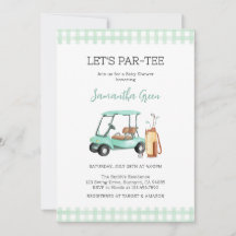 Kön Neutral Golf Baby Shower