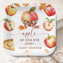Kön Neutral könsuppehåll för Apple Baby Shower