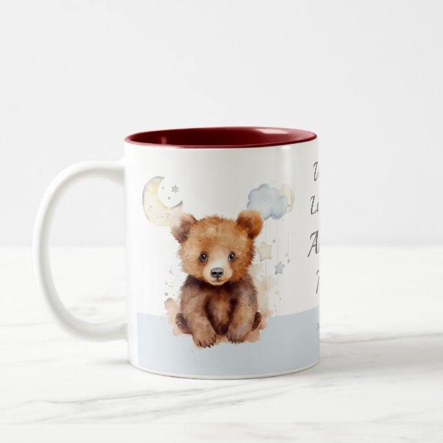 Kön Neutral kute Bear Mugg (Vänster)