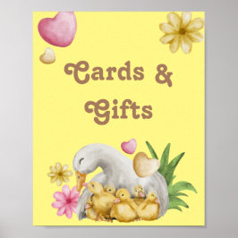 Kön Neutral Mamma och Baby Cute Card och gåvor Poster