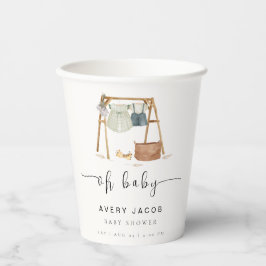 Kön Neutral Minimalialist Boho Babykläder