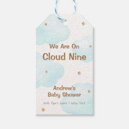 Kön Neutral molntäcke Nine Stars Baby Shower Presentetikett
