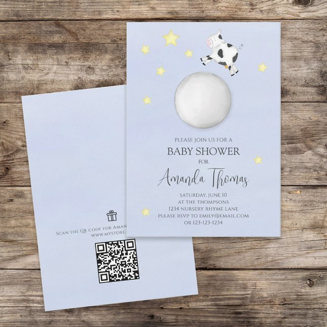 Kön Neutral Nursery Rhyme Gift Registry QR Inbjudningar (Skapare uppladdad)
