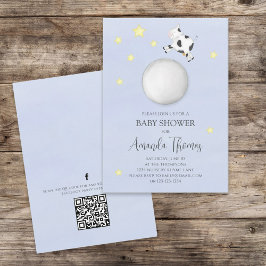 Kön Neutral Nursery Rhyme QR Social Media Inbjudningar