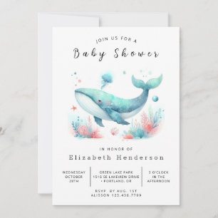 Kön Neutral Online Baby Shower för val Inbjudningar
