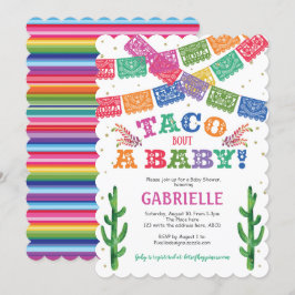 Kön Neutral, Taco om Baby, Shower Fiesta Inbjudningar