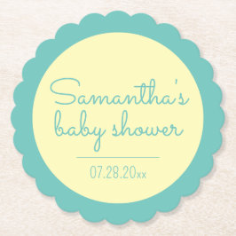 Kön Neutral Underlägg Scalloped