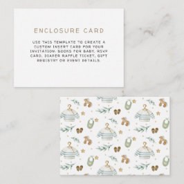 Kön Neutral Vintage Leksak Tilläggskort