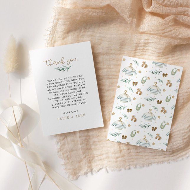 Kön Neutral Vintage Leksaker Baby Shower Tack (Skapare uppladdad)