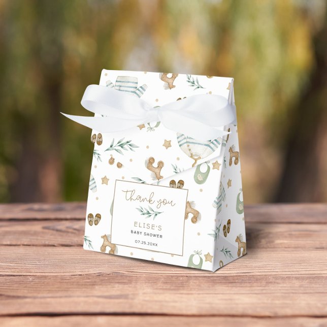 Kön Neutral Vintage Leksaker Baby Shower Tack Presentaskar (Skapare uppladdad)