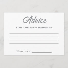 Kön Neutral Winter Little Snowflake Baby Shower Rådkort