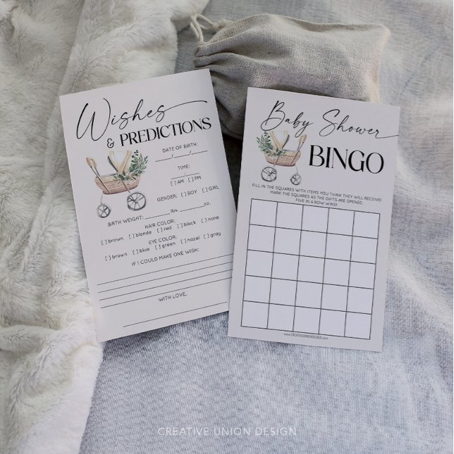 Kön - neutrala spel för babyskor med Dubbla (baby shower game)