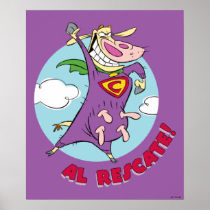 Kon och Chicken Toppen Cow Al Rescate! Poster