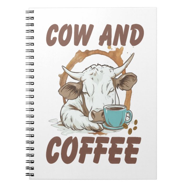 Kon och kaffe, Western flicka Anteckningsbok (Framsidan)