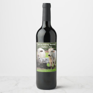Kon och kalv - etikett Personlig Vin