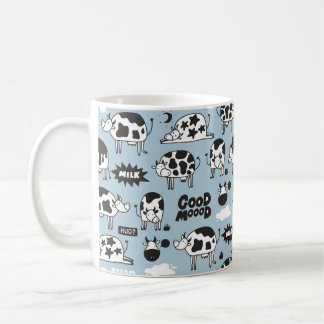 Kon och mjölk kaffemugg