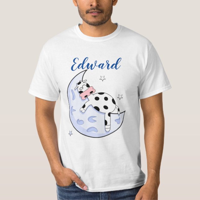 Kon över Måne T Shirt (Framsida)