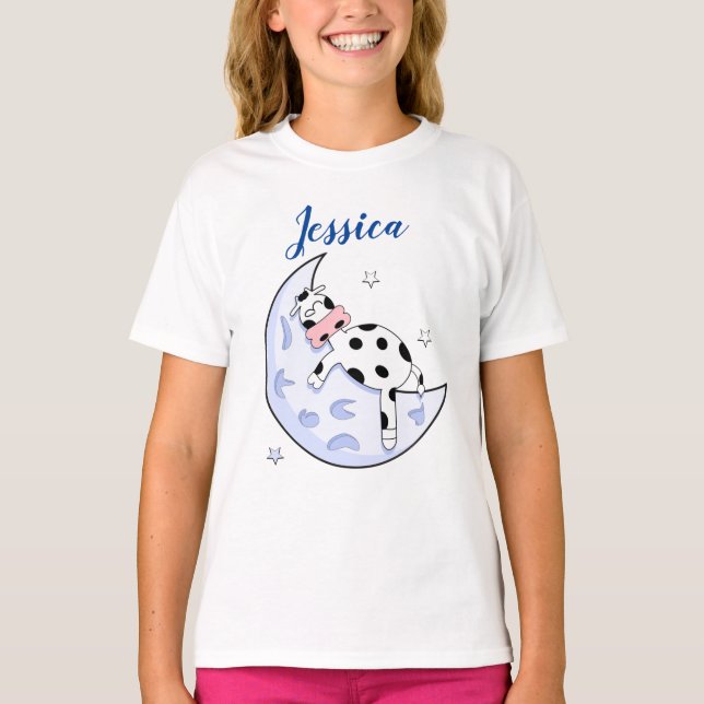 Kon över Måne T Shirt (Framsida)