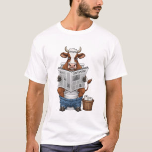 Kon på Toilet PNG, Lusnyfiber T Shirt