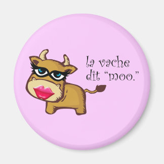 "Kon säger moo" Magnet