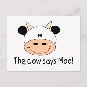 Kon säger Moo Vykort