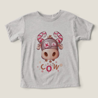 Kon som dränerats i Stil på barn T Shirt