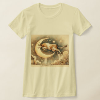 Kon som drunknar över Måne T Shirt