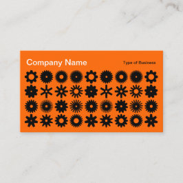 Kon - Svart på Orangen Visitkort