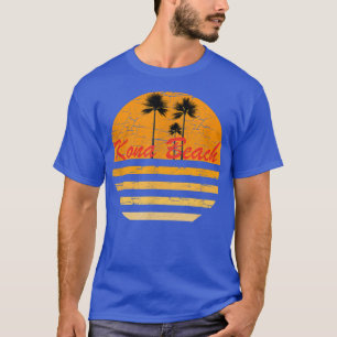 Kona Beach Hawaii Vintage Retro70s Throwback Surfa T Shirt
