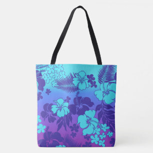 Kona Blend Hawaiian Hibiscus Beach Bag Tygkasse