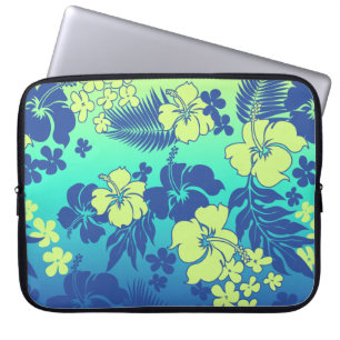 Kona Blend Hawaiian Hibiscus Neoprene Wetdräe Laptop Fodral
