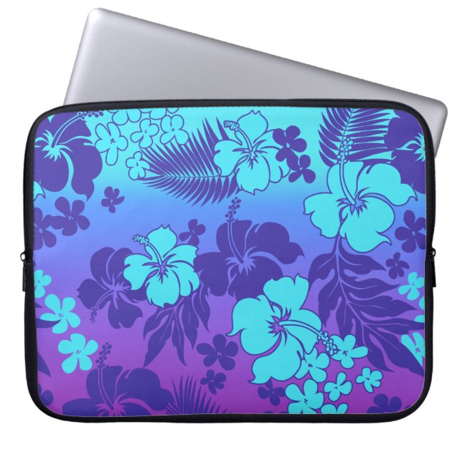 Kona Blend Hawaiian Hibiscus Neoprene Wetdräe Laptop Sleeve (Framsidan)