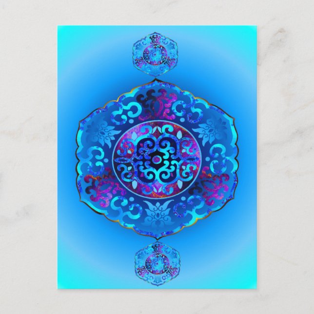 Kona Blues vycard Vykort (Framsida)