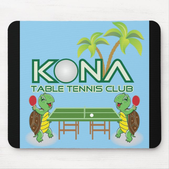 Kona bordtennisklubb musmatta (Framsidan)