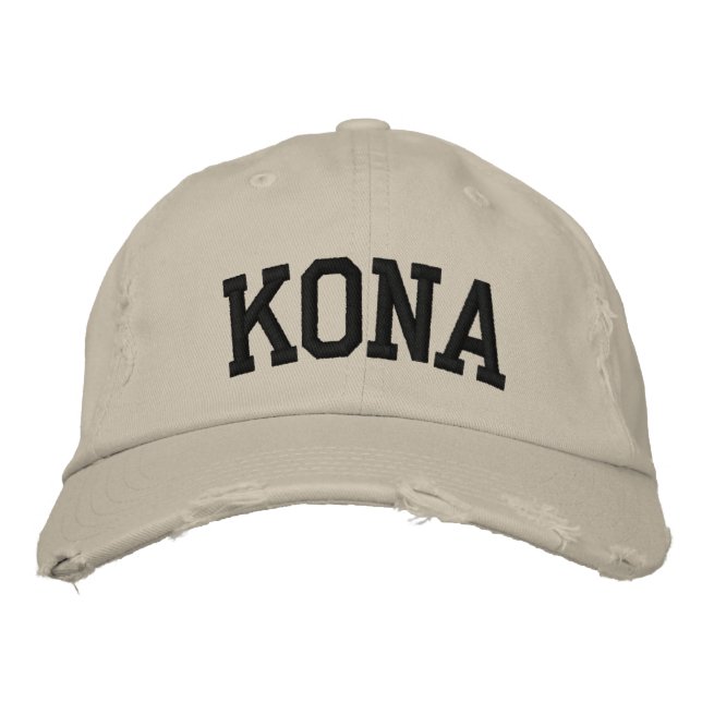 Kona Embroized Hat Broderad Keps (Framsida)