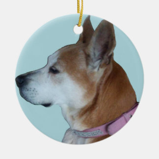 Kona för den Mary prydnaden Julgransprydnad Keramik