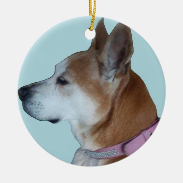 Kona för den Mary prydnaden Julgransprydnad Keramik (Framsidan)