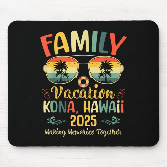 Kona Hawaii Beach Family Summer Vacation 2025  Musmatta (Framsidan)