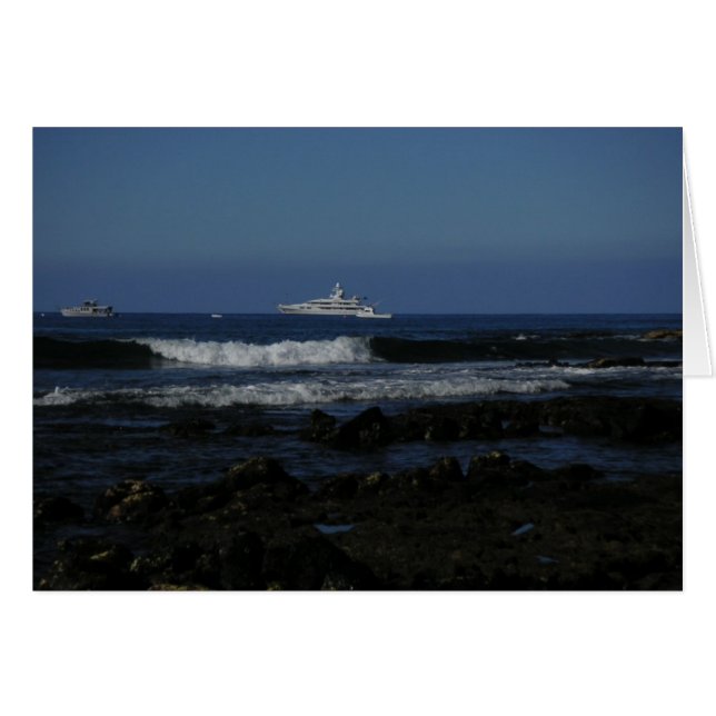 Kona, Hawaii Blank Card Hälsningskort (Framsidan Horizontal)