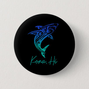 Kona Hawaii Hajrockning Dykning Fiske Surfing Surf Knapp