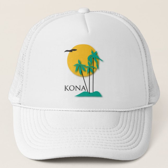 Kona, Hawaii Hat Keps (Framsida)