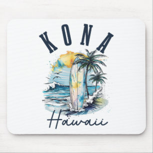 Kona Hawaii Hawaiiansk Surf Vintage Surfare Surfar Musmatta