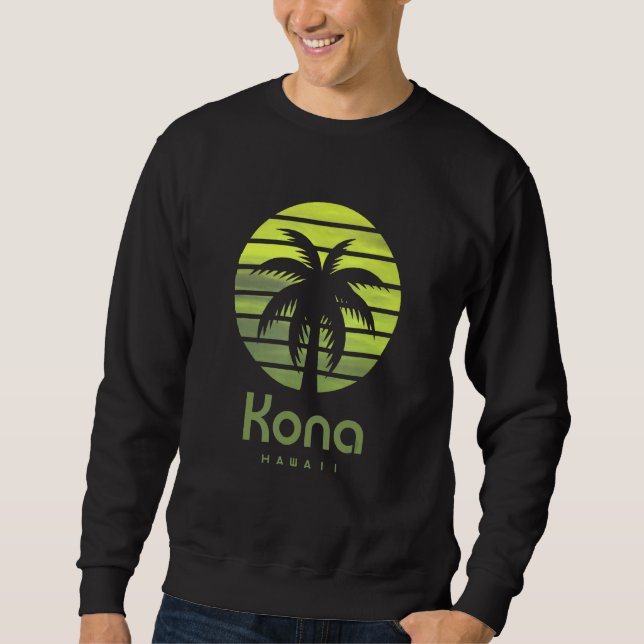 Kona Hawaii Lång Ärmad Tröja (Framsida)